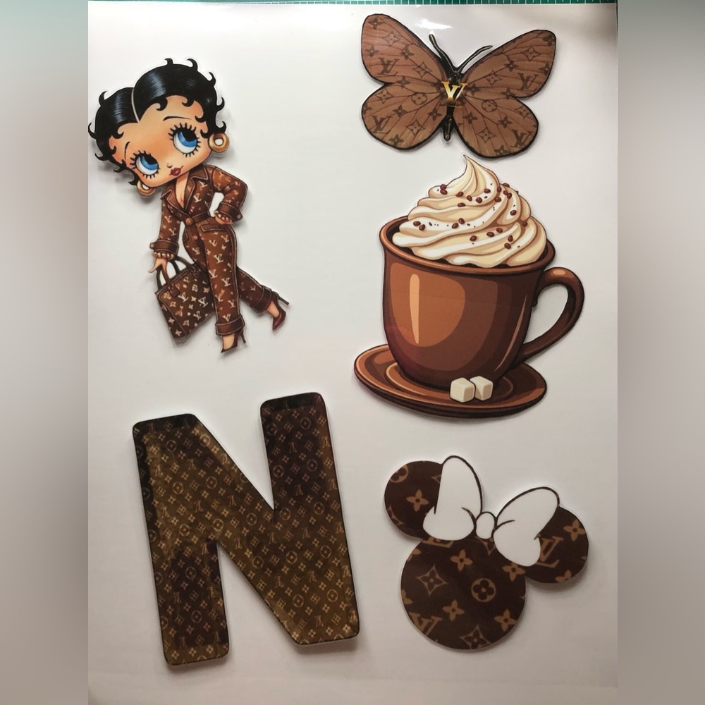 SET# 8—Designer-Inspired Monogram Magnet Set